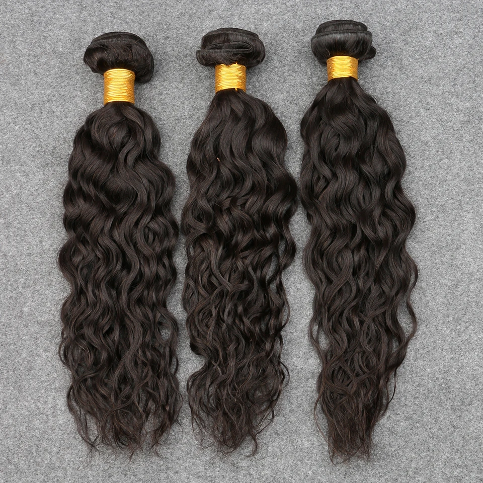 

Бразильские пучки волнистых волос Влажные и волнистые пучки человеческих волос Remy Наращивание вьющихся волос Пучки волос Наращивание волнистых волос