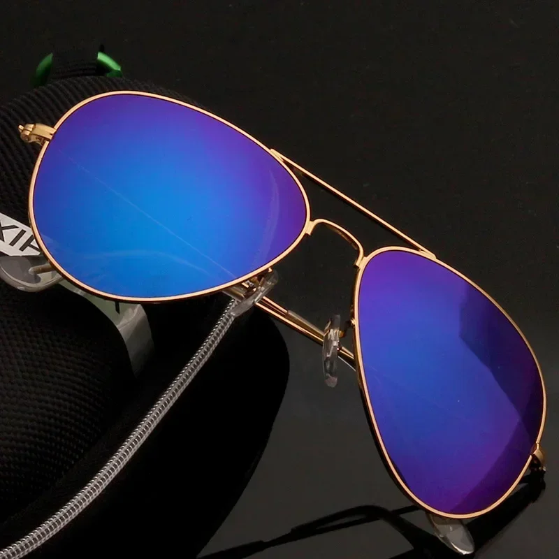 

Men's Fashion Sunglasses Polarized Aviat Alloy Frame Polit Mirror Eye Glasses Male UV400 Eyewear New Sun Glasses