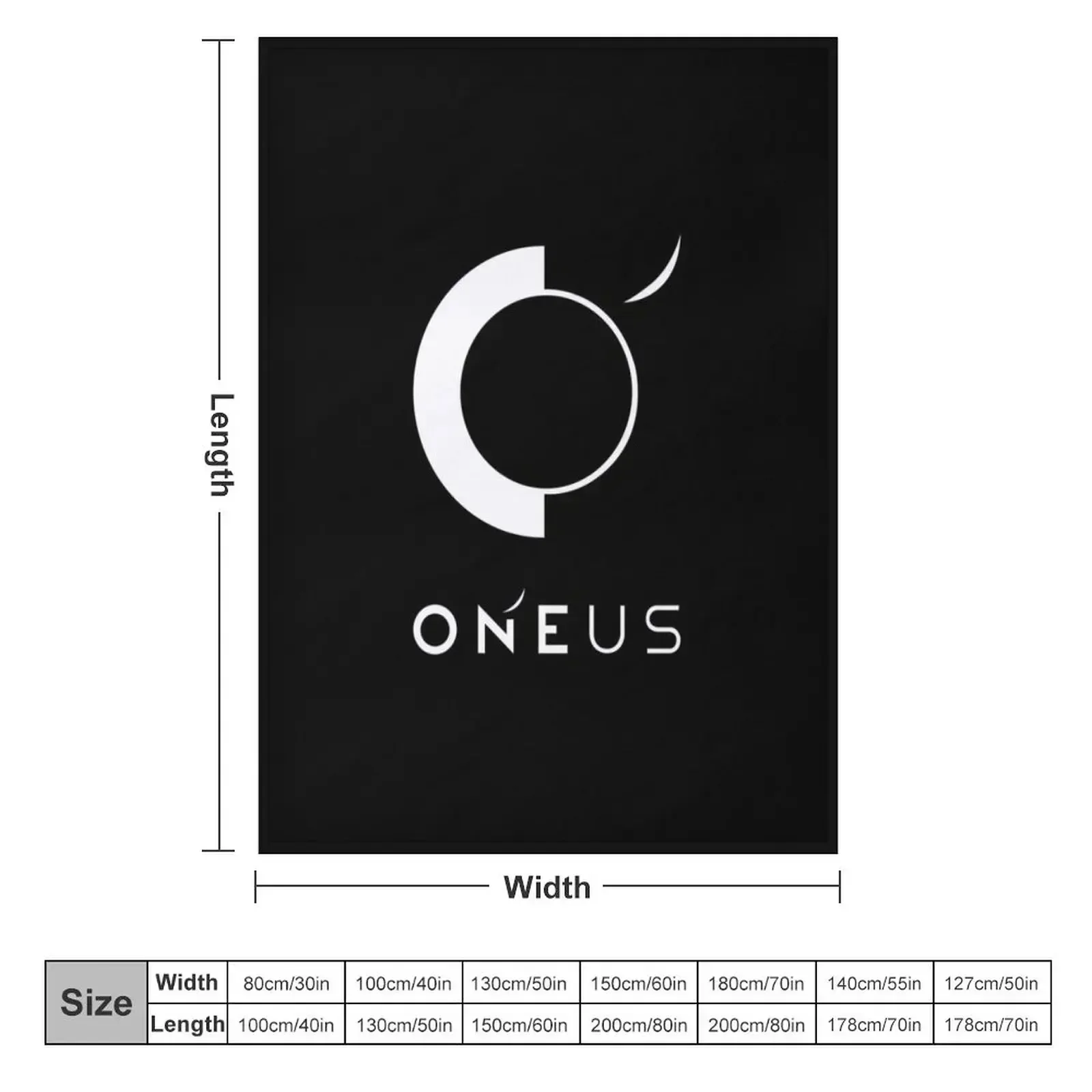 KPOP BOY GROUP ONEUS LIGHT US Classic T-Shirt Throw Blanket Bed Fashionable wednesday Blankets