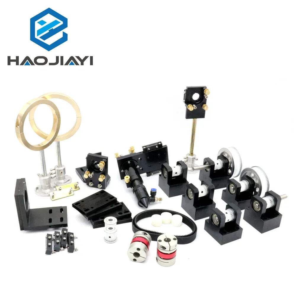 

HAOJIAYI CO2 Laser Mechanical Components Metal Transmission Hardware Parts Laser Head Set Engraving Cutting Machine Equipment