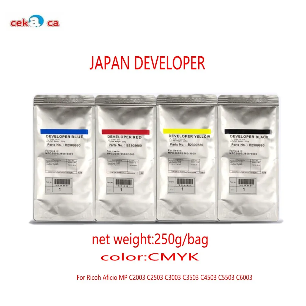 Wholesale JAPAN Developer Powder For Ricoh Aficio MP C2003 C2503 C3003 C3503 C4503 C5503 C6003 MPC 2003 2503 3003 3503 4503 5503