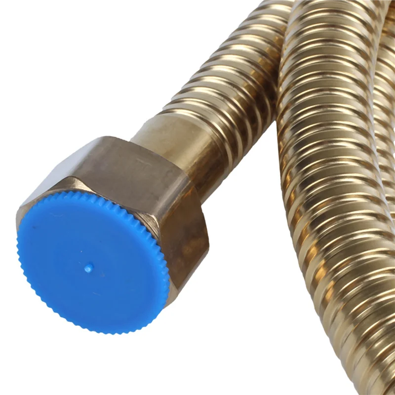 

ABMR-4 шт. 1,5 м золотой шланг для душевой насадки, длинная гибкая трубка для воды из нержавеющей стали для ванной комнаты