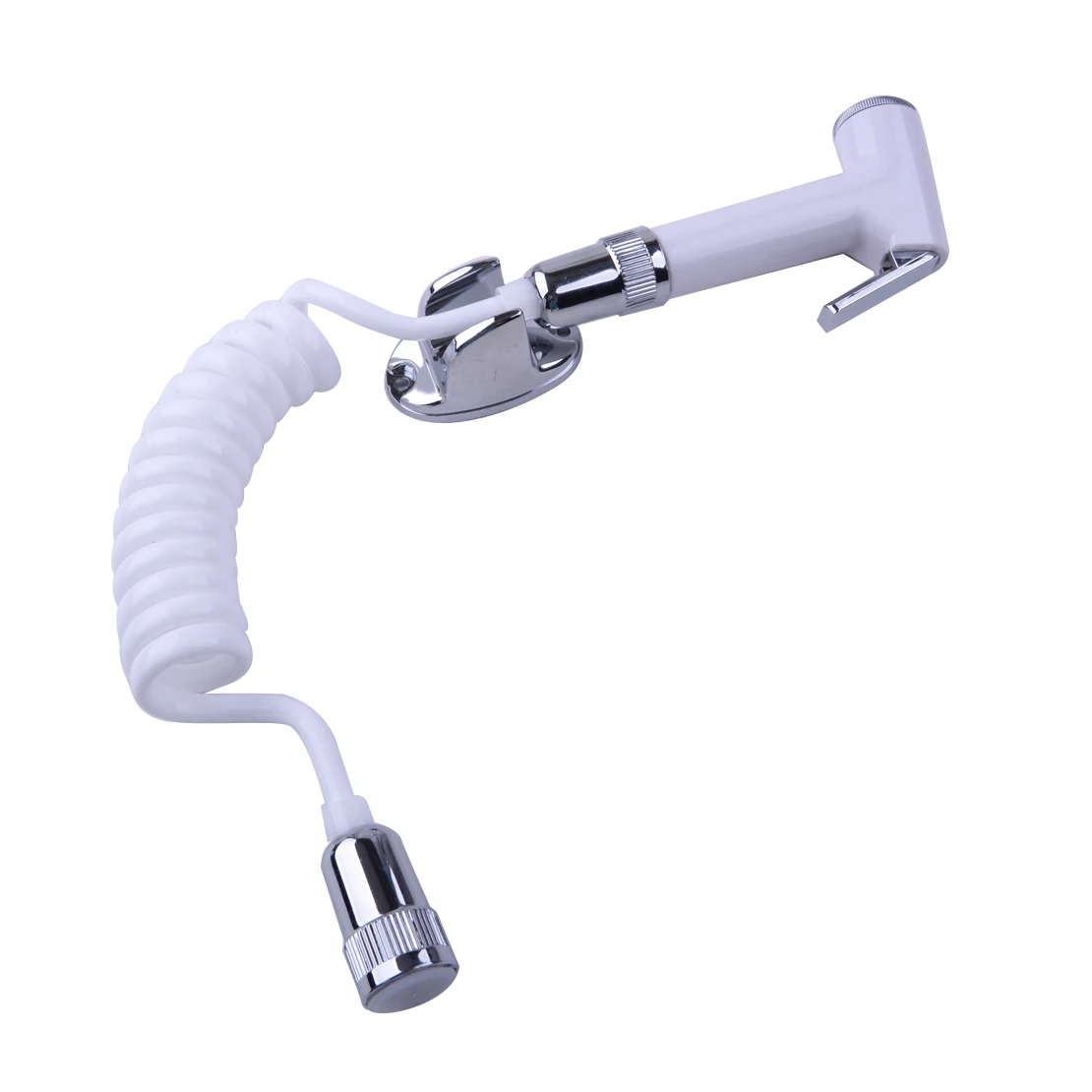 LETAOSK Handheld Toilet Shattaf Portable Adapter Spray Hand Held Bidet Shower Head Wall Bracket PVC Hose Kit Cleaning Tools