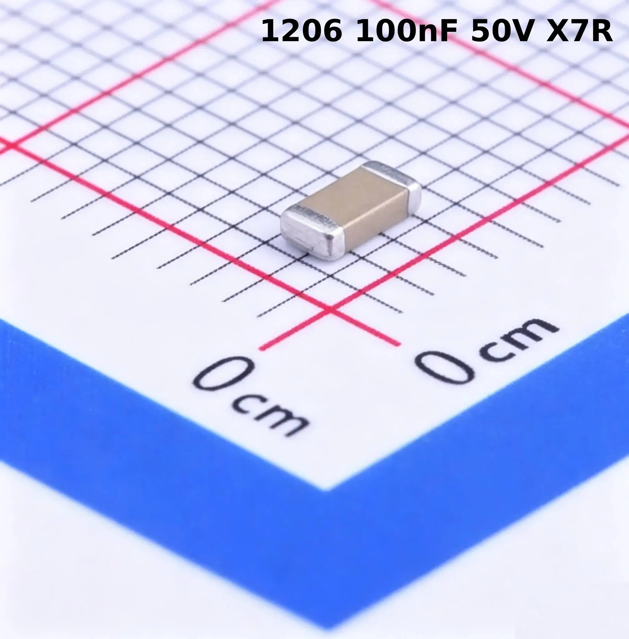 100/500/1000pcs SMD Ceramic Capacitor 1206 100nF 220nF 330nF 470nF 680nF 0.1uF 0.22uF 0.47uF 0.68uF X7R 10% 50V ORIGINAL STOCK