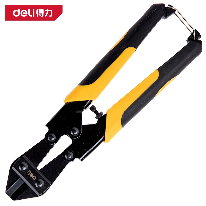 Deli 8 Inch Manual Wire Cutters Cr-V Steel Anti-slip Handle Pliers Multifunctional Electrician Special Steel Wire Cutting Pliers