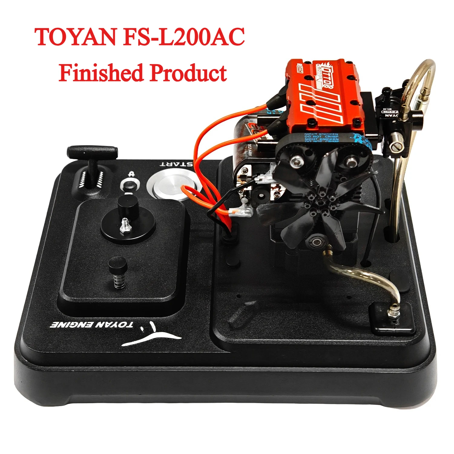 

TOYAN FS-L200AC Engine 7cc Twin-cylinder Methanol Engine Model Finished Version and KIT Version Metal Base inline