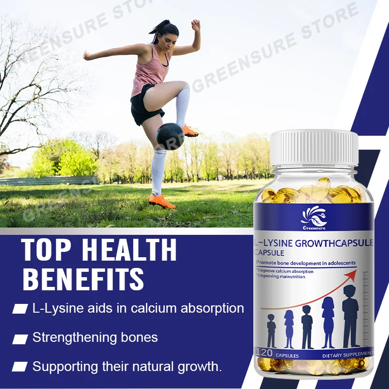 اشتر 3 واحصل على 1 مجانًا - كبسولات L-Lysine 1000MG - تدعم الجهاز المناعي والجلد والعضلات والعظام والأنسجة - نباتي، غير وراثيًا