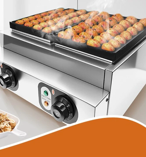 Multifunctional three-board gas fish ball stove, single-board octopus cherry ball machine