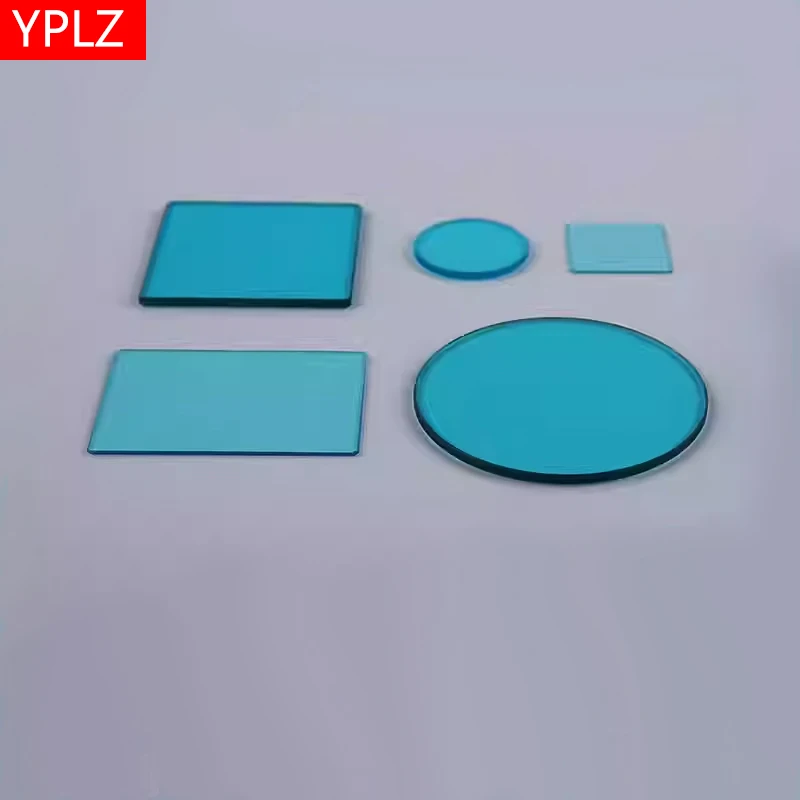 Optical Blue Glass Filter Optical Glass Absorption Type Transmitting Blue Light Uncoated
