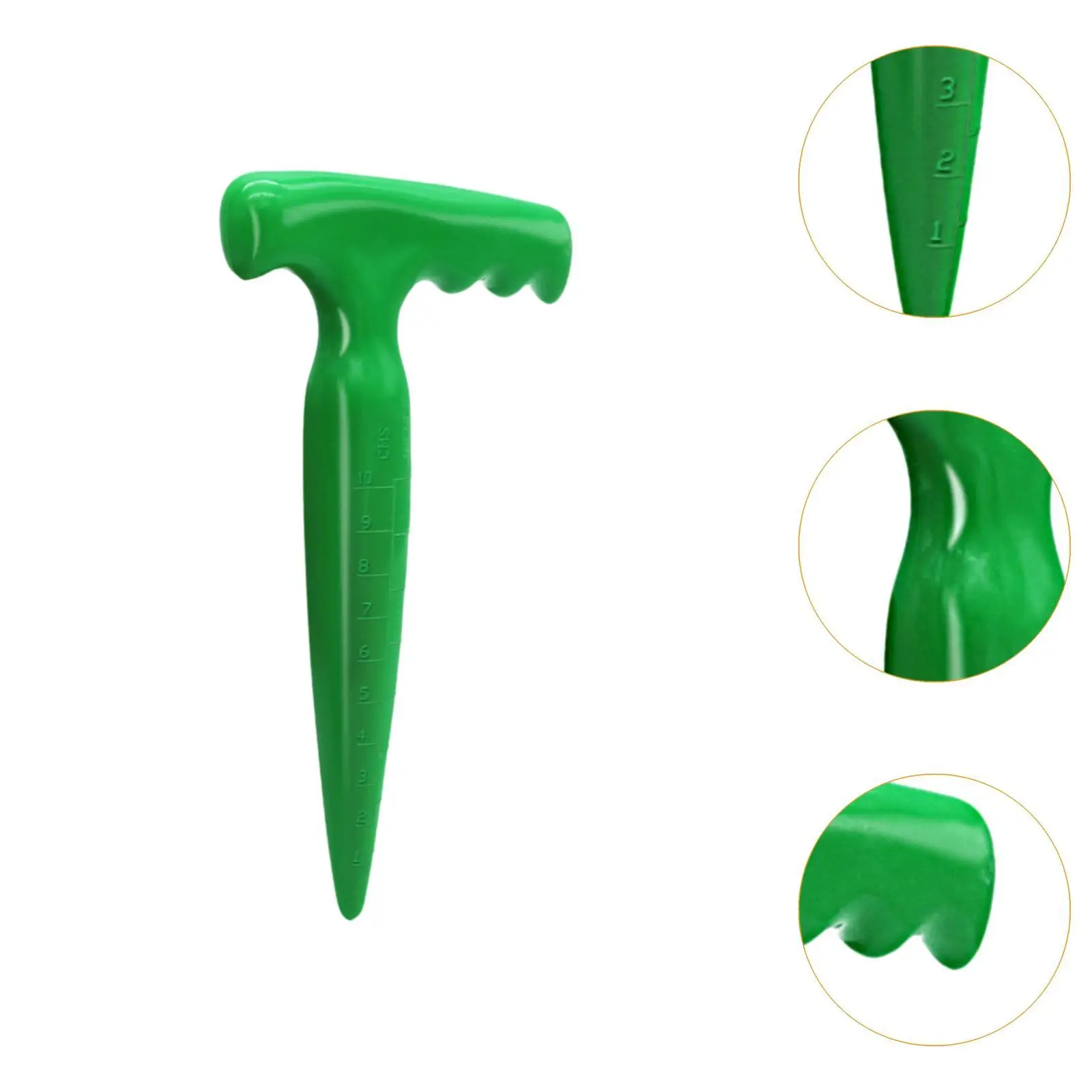 Sow Dibbler Strumento per seminatrice per fioriera verde per giardinaggio di diserbo su terreno sfuso