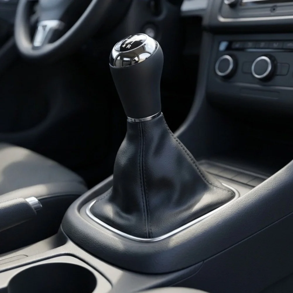 For Daily Driving Gear Shift Knob Leather Gaitor Boot Cover Gear Shift Knob Leather Gaitor Rust Resistant Fade Resistant