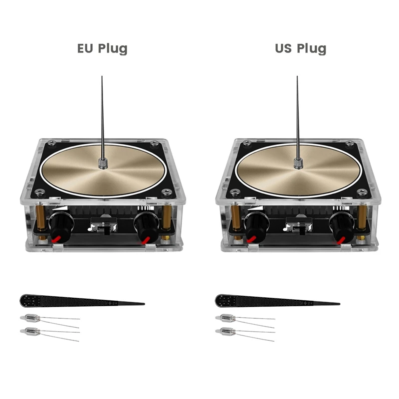 Music Coil Speaker Bluetooth-Compatible Electric Arc Generator Touchable Spark Science Teaching Experiment Accessories US Plug