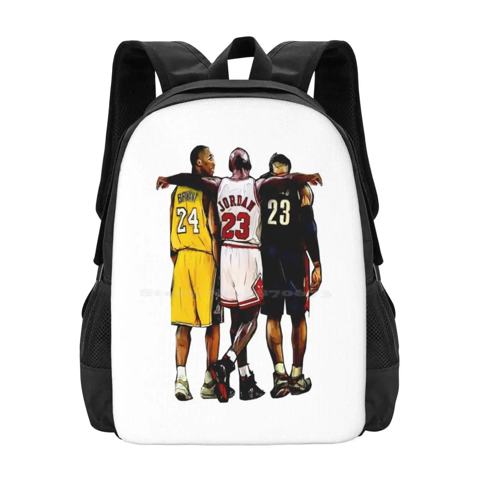 Basquete Jump Corner Student Bag, Juntos, os recém-chegados, Unisex Student Bag, Cool Forever Mochila, Michael, Número, Canto, 23, 45