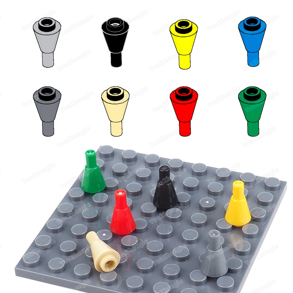 11610 Building Block 1x1 Inverted Cone with Bar MOC Figure Assembly Mecha Equipment Scene Matching Model Parts Boys Gift DIY Toy