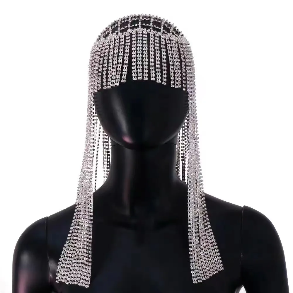 2024 Célzat Menő Komló Punk Személyiség Túlzás hairbandr multi Bujtás stv Bojt strasszos headwear majd haja kiegészítők