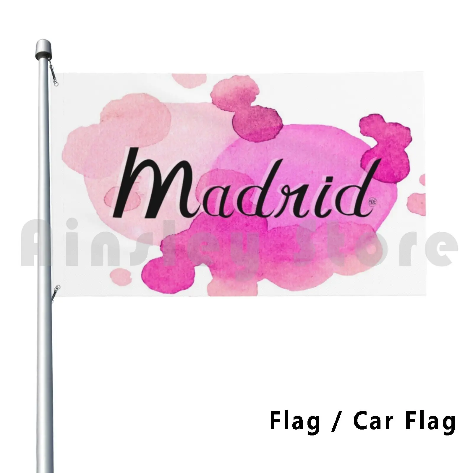 , Bandera de España Bandera de coche Divertida España Europa Madrile? Os Unión Europea Española Europea