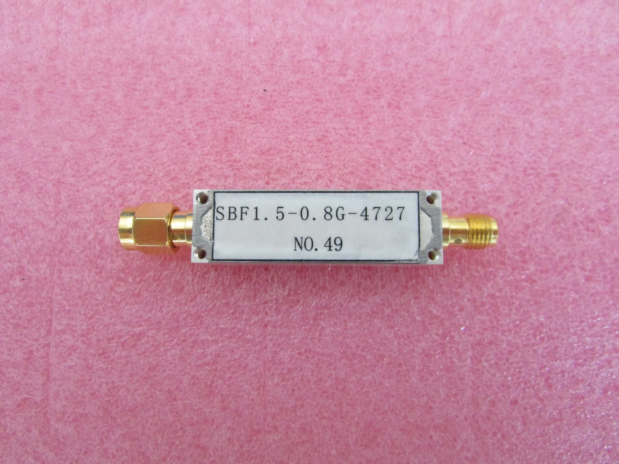 SBF1.5-0.8G-4727 1.1-1.9GHz SMA RF Coaxial Bandpass Filter