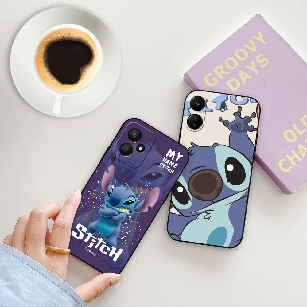 Disney Lilo Stitch Anime Phone Case For Infinix NOTE 7 8 8I 10 11 11S 12 30 40 TECNO POVA NEO 2 4 5 6 Pro Case Funda Shell Capa