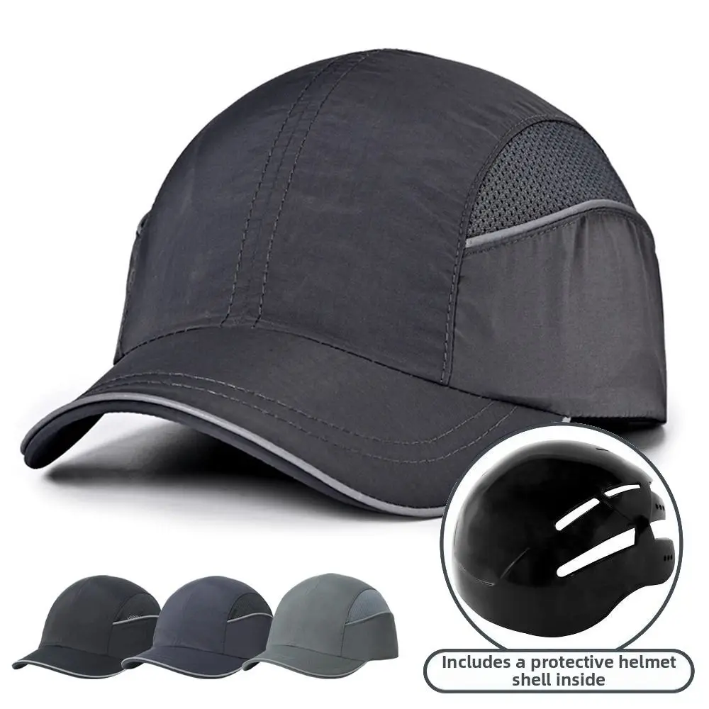 With ABS Shell EN812 Safety Cap Anti-collision Head Protection Work Safety Helmet Safety Baseball Hat