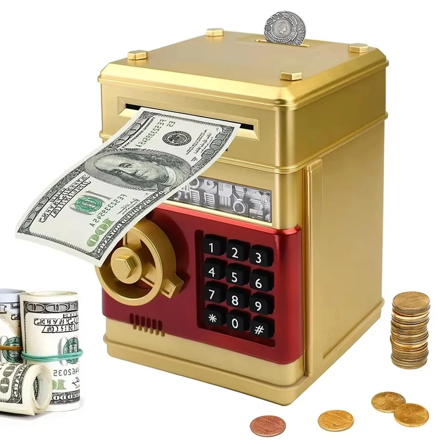 Piggy Bank Moneybox Saving Alcancias Safe Deposit Security Box for Money Banks Save Piggie Coin 10000 Savings Electronic Gift