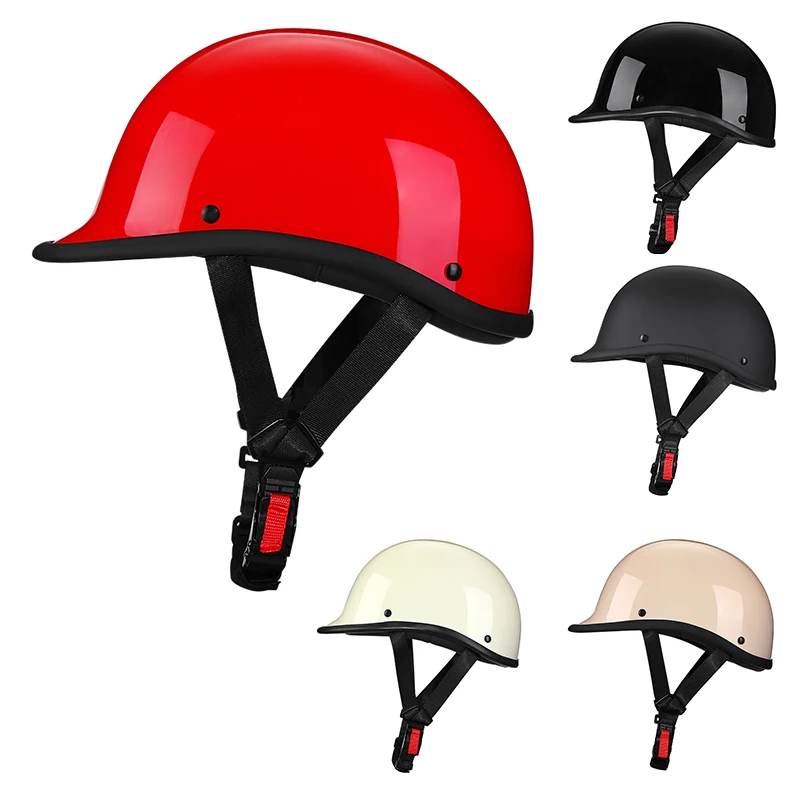 

Motocross Nostalgic Vintage Motorcycle Open Half Face Scooter Safety Protection Gear Motorbike Riding moped Casco Helmet