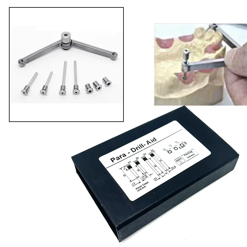 

Dental Implant Drill Guide Tool for Precise Implant Placement, Parallel Positioning Aid