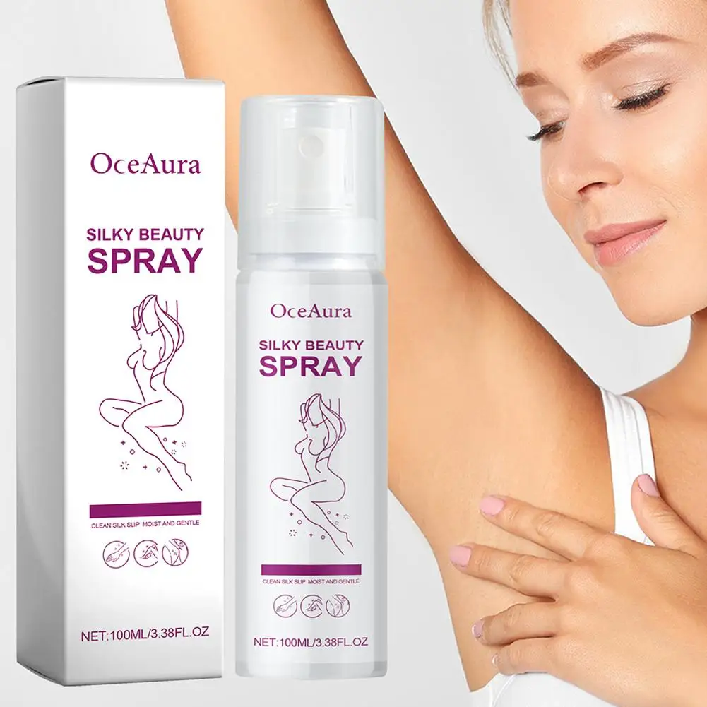 Spray de depilación indoloro para hombres y mujeres, inhibidor para eliminar axila, pierna, brazo, depilación permanente, reparación del cuidado corporal, D1L5