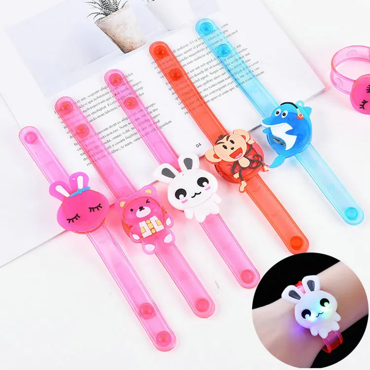 25 Pack LED Light Up Bracelets Party Favors For Kids,Glow in The Dark Party Supplies,Birthday Gifts,Treasure Box