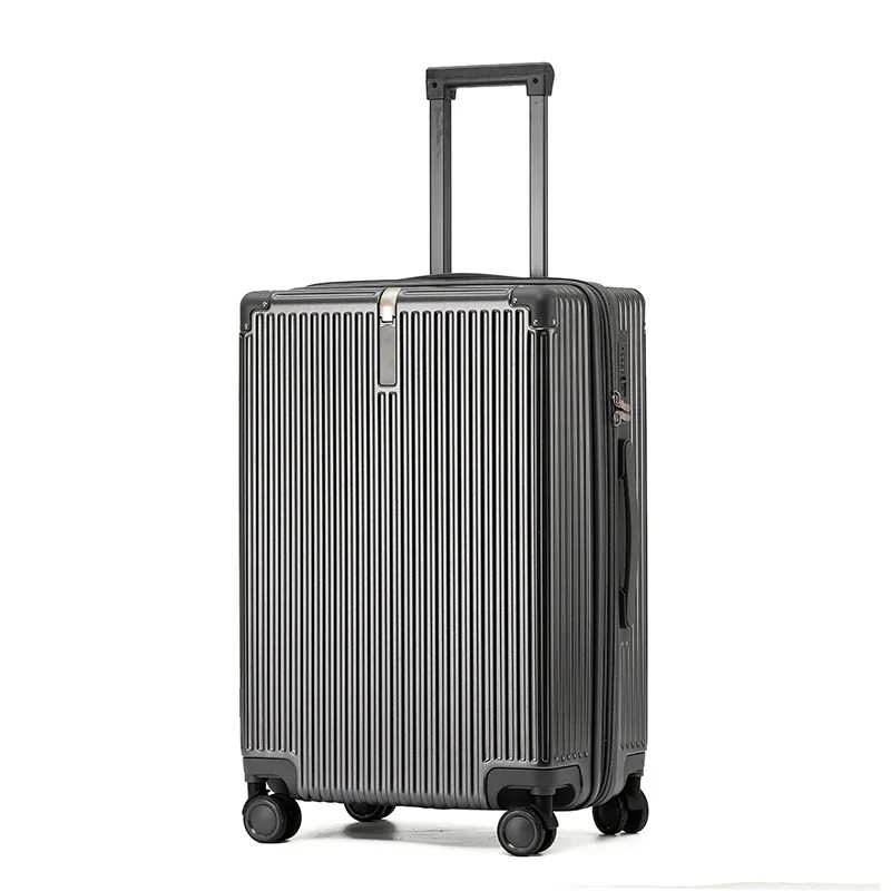sushimu Koffer, breiter Griff, Reisekoffer für Herren, 20, 24, 26, Handgepäck, Damen-PC-Trolley, kann die Kapazität erweitern 5