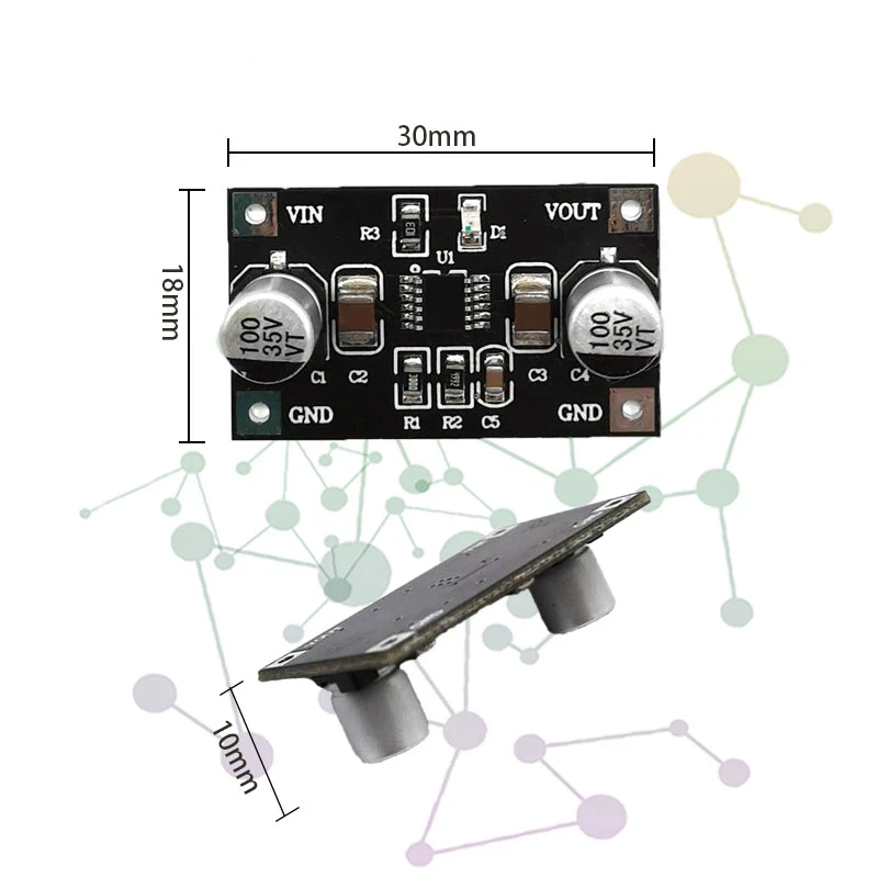 LT3045 Module: Single-Supply DC Linear Regulator, Low Noise Ripple, RF Power Module (Mini Version)