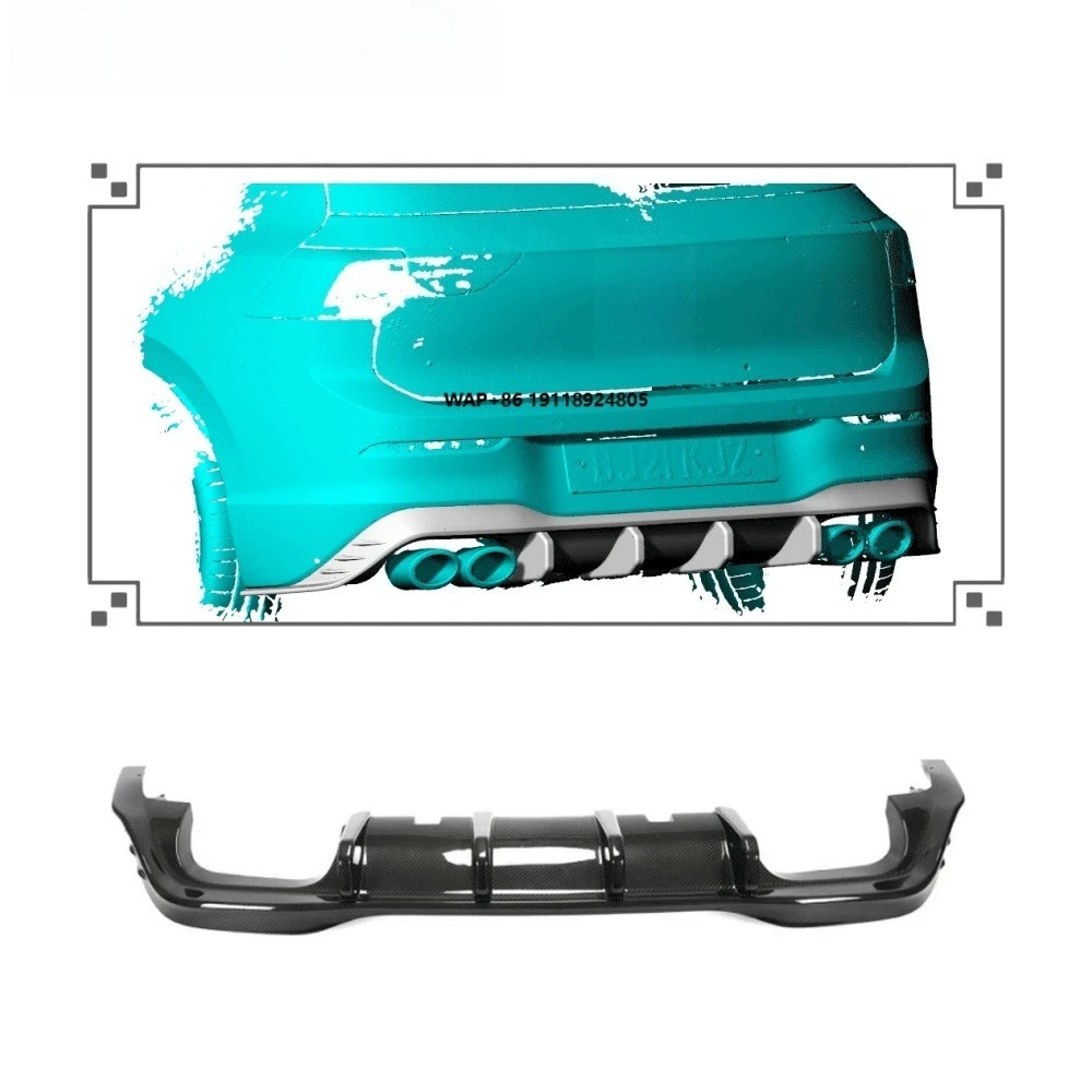 

Dry Carbon Fiber Rear Diffuser for Golf 8 MK8 2021-2022