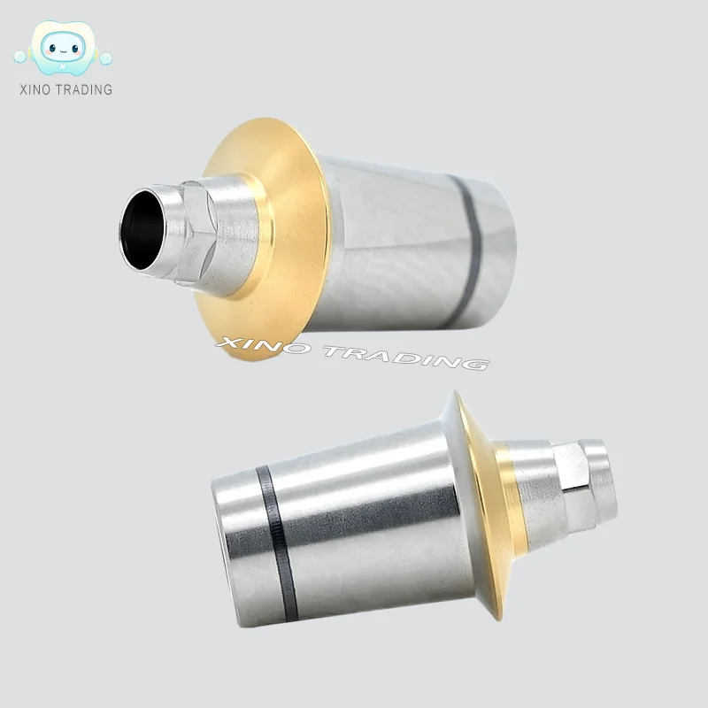 고정밀 티타늄 어버트먼트 스트레이트 타입 치과 임플란트 시멘트/트랜스퍼용 덴티움 메탈 및 금속 제품