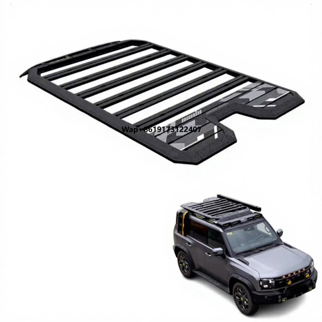

High Quality Aluminum Alloy Explorer Roof Luggage Cargo Carrier Platform Rack for Jetour T2 Accessories