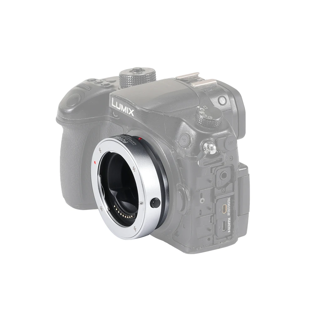 FOTGA Autofocus Adapter Ring 4/3-M4/3 For 4/3 lens to For Olympus/For Panasonic Micro 4/3 Camera Metal Adapter Ring Photography
