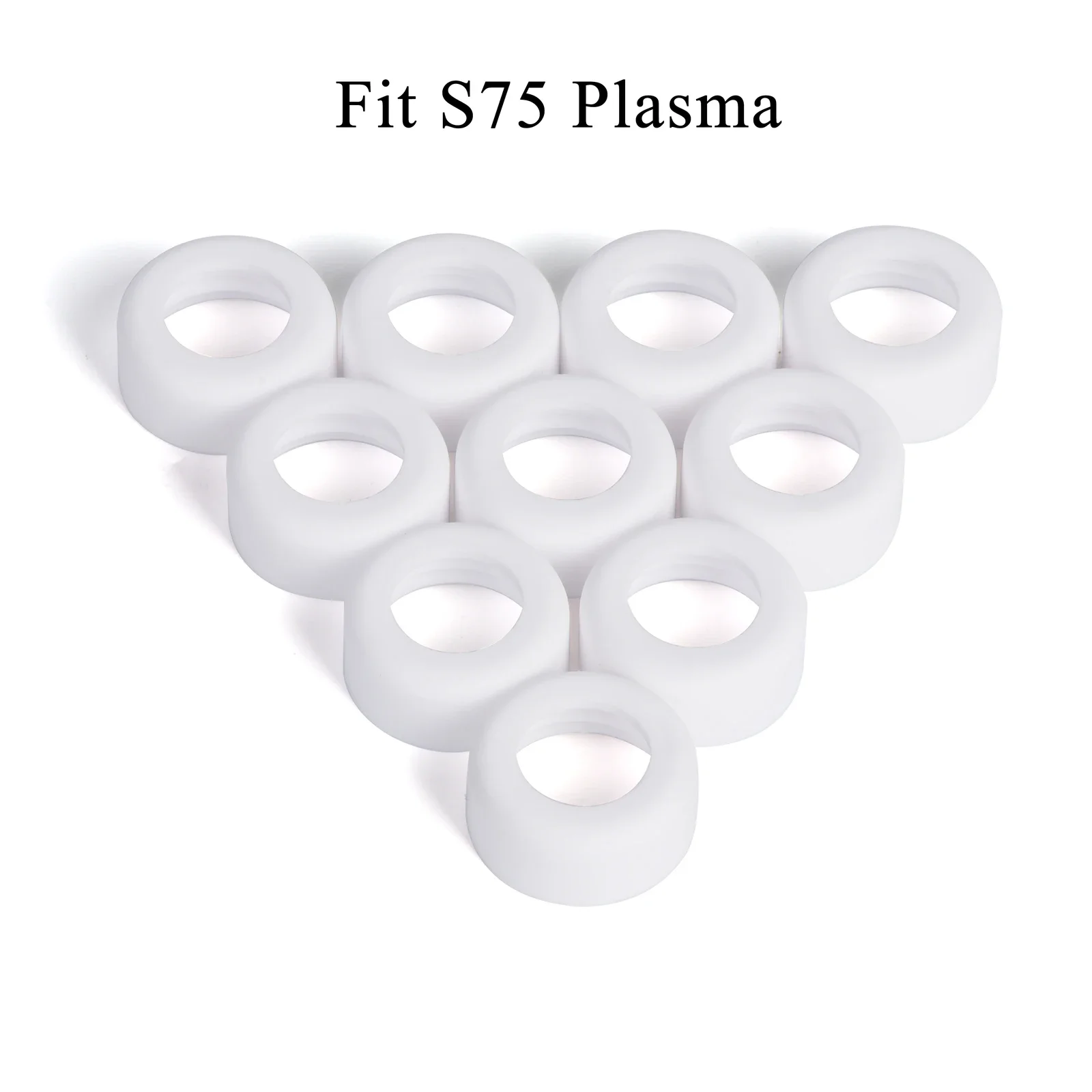 consumiveis da tocha de corte do plasma stand off guide cage spacer bocal ceramico fit s75 pt60 pt60 cv0076 10 pcs 01