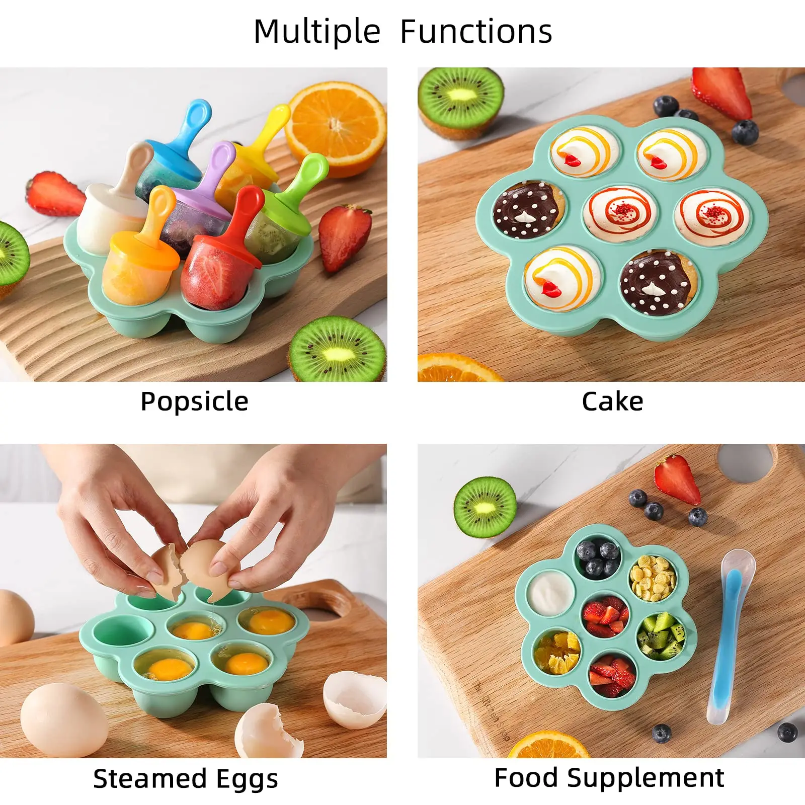 1pc silicone Popsicle Molds Popsicle Molds Homemade Food Storage Containers Kids Ice Cream DIY Popsicle Molds - Image 5
