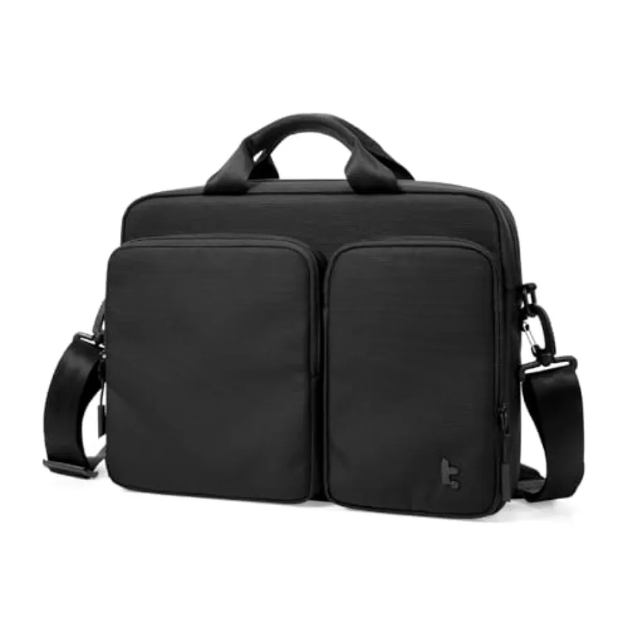

A33 Slim Shoulder Bag for MacBook Air/Pro M5/M4/M3 Briefcase with Accessory and Document Storage Water-Resistant and Durable Re