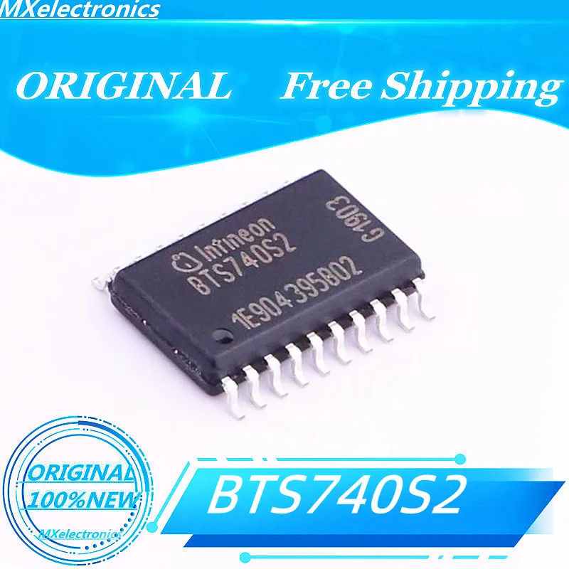 5PCS/LOT NEW100%  BTS740 BTS740S2 SOP-20 BTS 740 S2 SOP20  SMART HI SIDE PWR SWITCH 2 CHANNELSORIGINAL