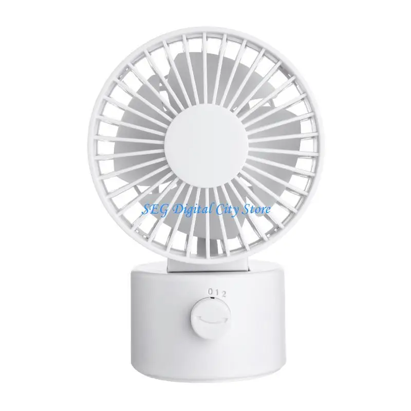 U75B Portable USB Powered Desk Fan Oscillating Fan Small Table Fan 2 Speeds Shaking for Head Fan for Desktop Home Of
