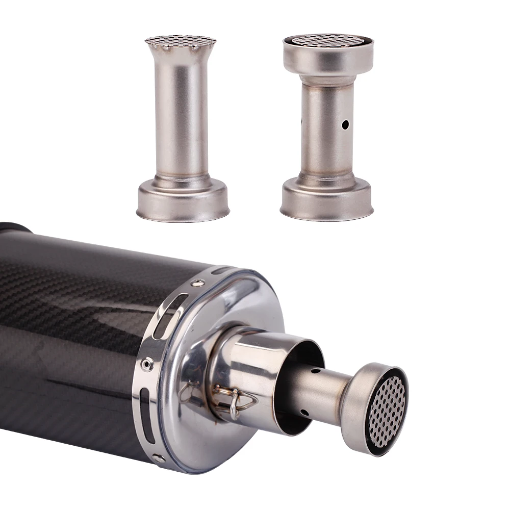 51mm Motorbike Universal Front Catalyst DB Killer Removable for Motorcycle Exhaust Muffler