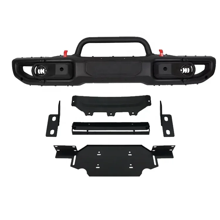 

10th anniversary front bumper JEEPs Wrangle r JL bumper with sensor holes and U tube