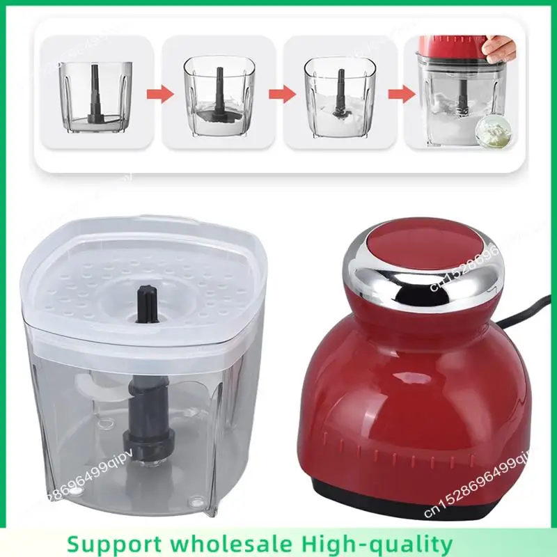 

ABSF Meat Chopper, Meat Processor Ergonomic Design ABS Stainless Steel 500Ml Capacity For Kitchen For Household