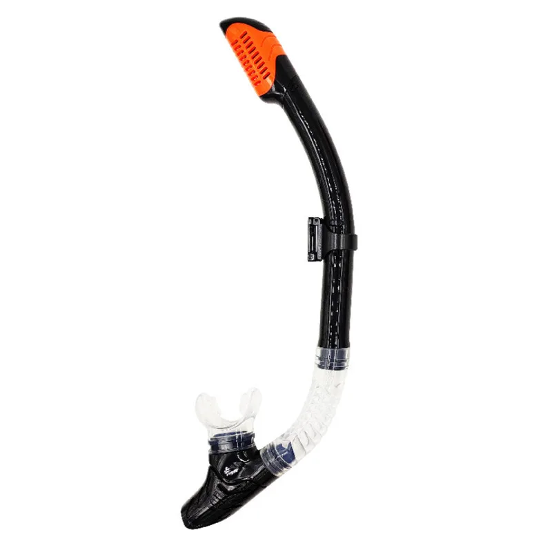 Tubo De Snorkel Seco Completo, equipamento De Natação De Mergulho, tubo De Respiração Subaquática, Mergulho De Natação, Guarda De Respingo, Válvula Superior, Produto Comestível, Silicone