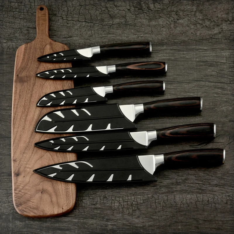 Multisize Kitchen Knife Covers Food Safe Fruit Bread Santoku Knife Universal Protect Blade Sheath Edge Guards Case knife case