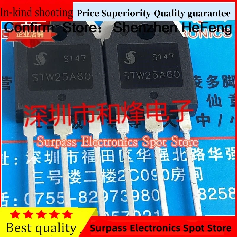 

5 шт-10 шт STW25A60 TO-3P 600 В 25 А гарантия лучшего качества можно приобрести