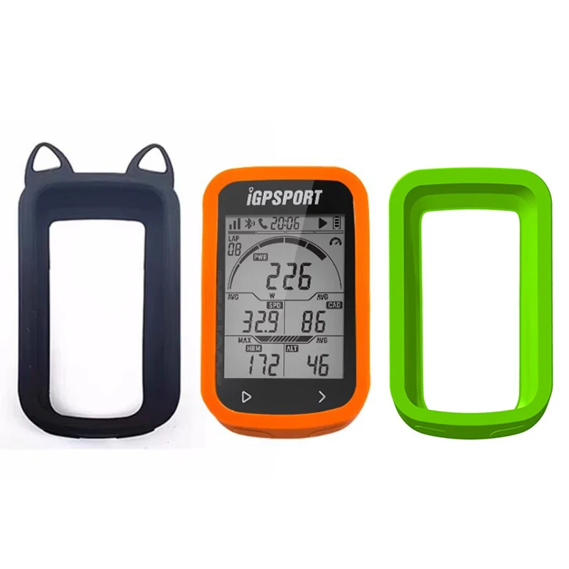 Silicone Soft Edge Shell Protective Case Screen Protector Film Cover For iGPSPORT BSC100S Bike GPS Computer BSC 100S Skin Guard