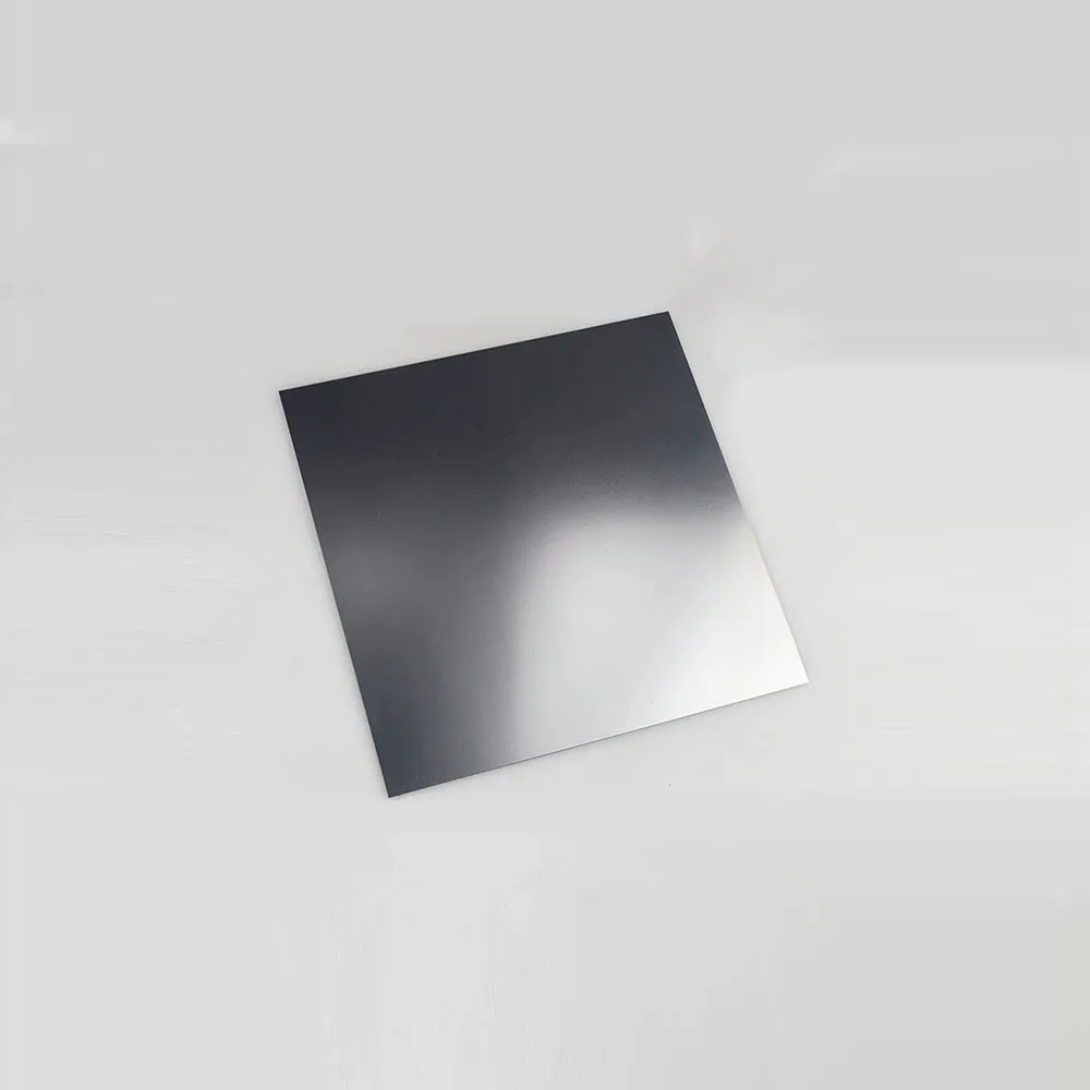 Grau eloxierte Aluminiumlegierungsplatte 5052 Aluminium-Flachplatte, Dicke 0,5/0,8/1/1,5/2 mm, 100 x 100, 200 x 200, 200 x 300, 300 x 300 mm