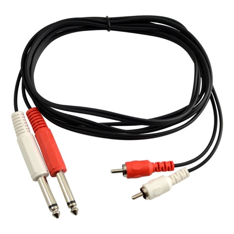 RCA to 1/4 Cable, Dual 1/4 inch 6.35 to Dual RCA Stereo Interconnect Cable Conductor