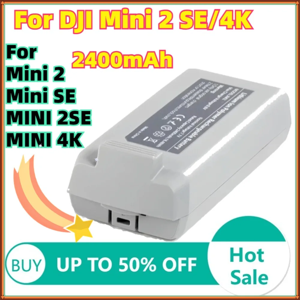 

For MINI 2SE 4K SE Drone Battery 2400mAh Intelligent Flight Battery Accessories For DJI MINI 2 Rechargeable Batteries
