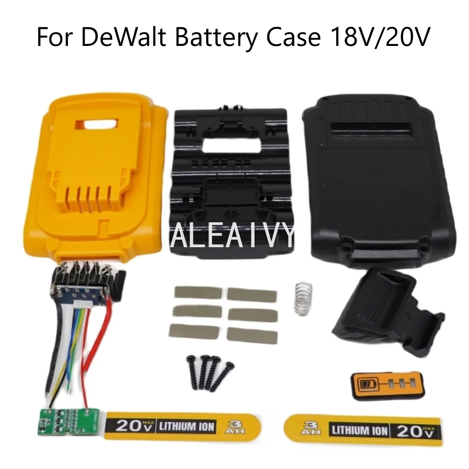 5 X 18650 Li-ion Battery Case Charge Protection Circuit Board PCB 18V 20V Baterry for Dewalt DCB183 DCB200 Li-ion Battery Case